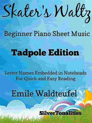 cover image of The Skater's Waltz Easiest Beginner Piano Sheet Music